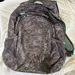 Dakine Gray Patterned Backpack